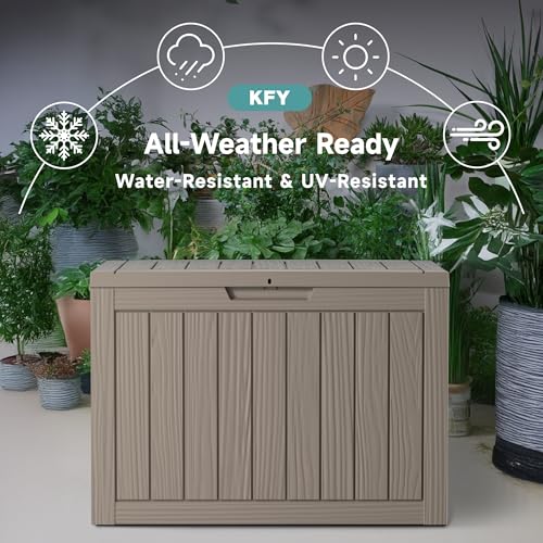30 Gallon Waterproof Resin Deck Box P711