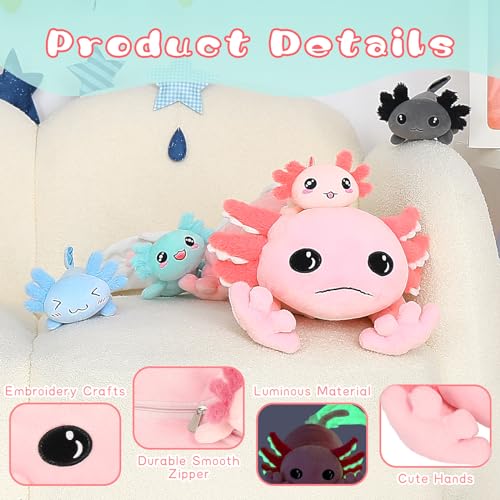 21.5" Soft Plush Stuffed Animal with 3 Detachable Babies G35061