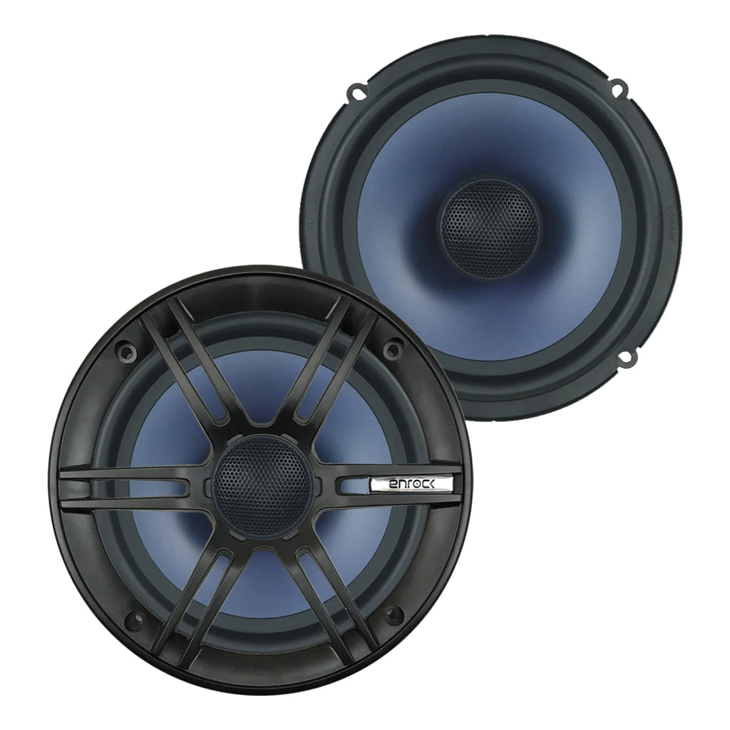Single DIN Marine Bluetooth USB AUX AM/FM CD Receiver with 2x 6.5 120W Marine Speakers X147940