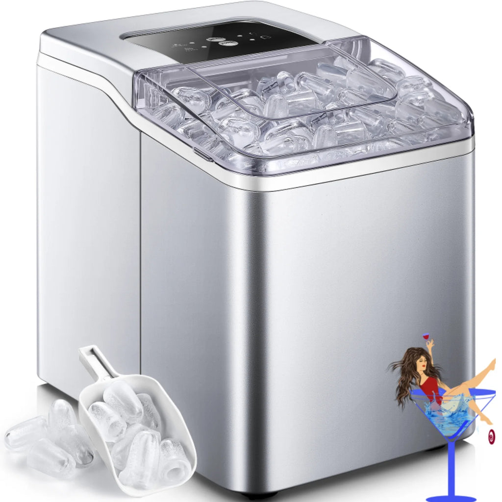 Countertop Ice Maker 2 Ice Sizes 28 lbs Self-Clean Z3101