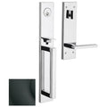 Satin Black Single Cylinder Entry Set E163057