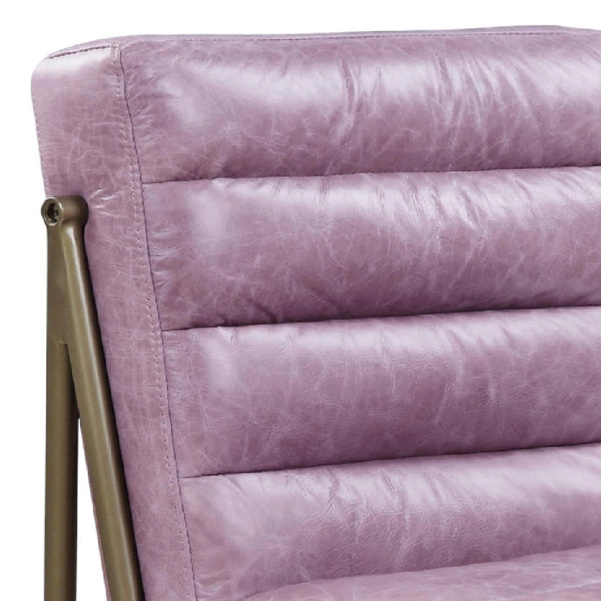 22 Inch Top Grain Leather Accent Chair S415808