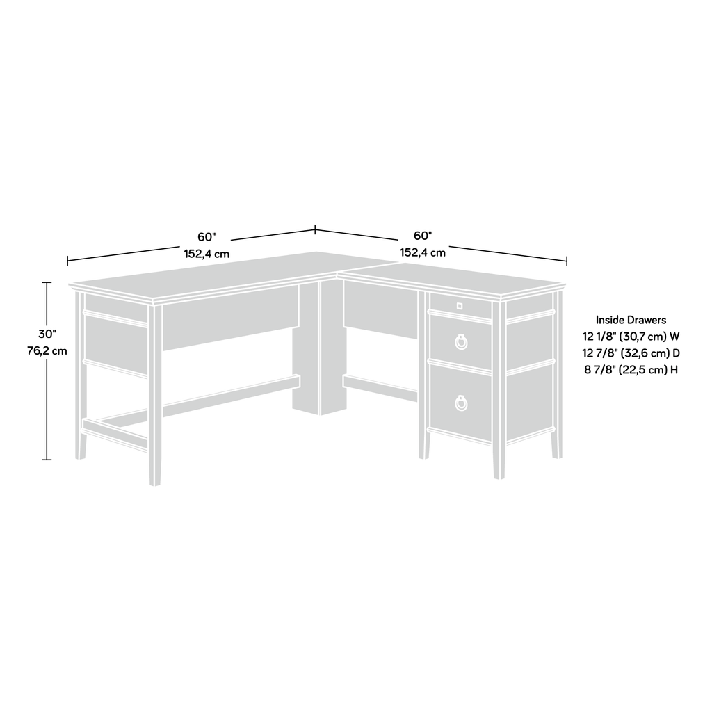 L-Shaped Computer Desk O4546