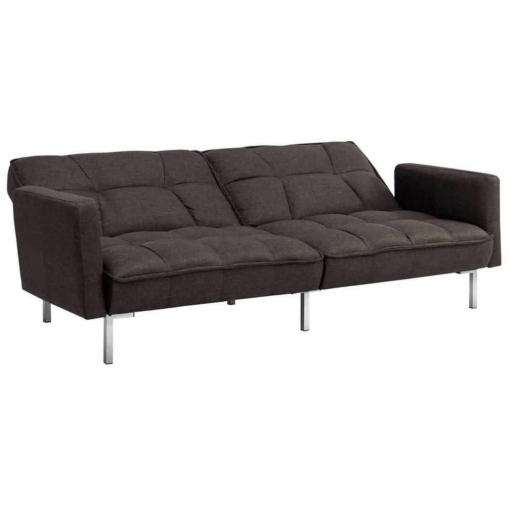 Fabric Convertible Sofa Gray L8634