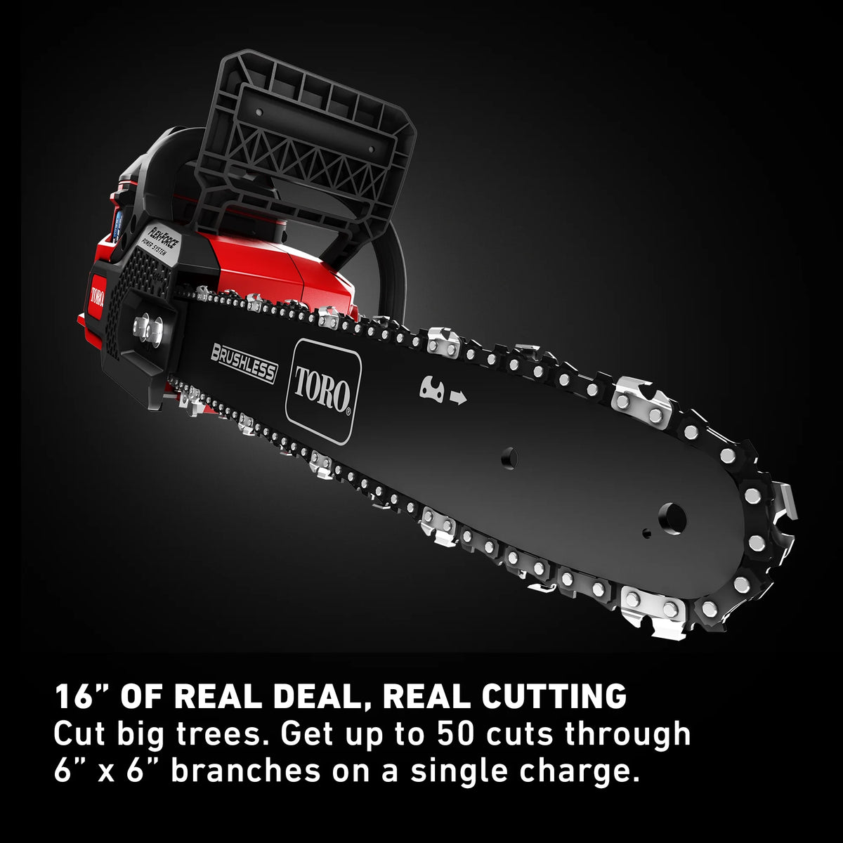 60V 16 Electric Brushless Chainsaw with Battery & Charger X75985
