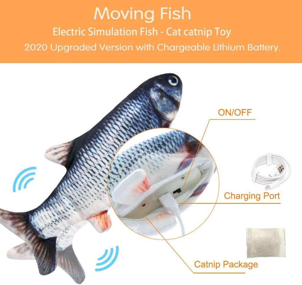 Realistic Flopping Fish Catnip Toy M88729