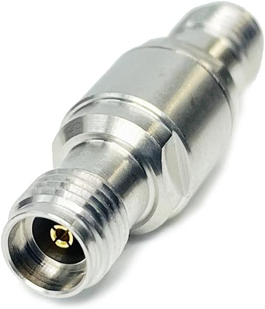 3.5 mm Female to 3.5 mm Female Microwave Adapter, DC to 34 GHz, 50 Ohm, Stainless Steel Body Y1427