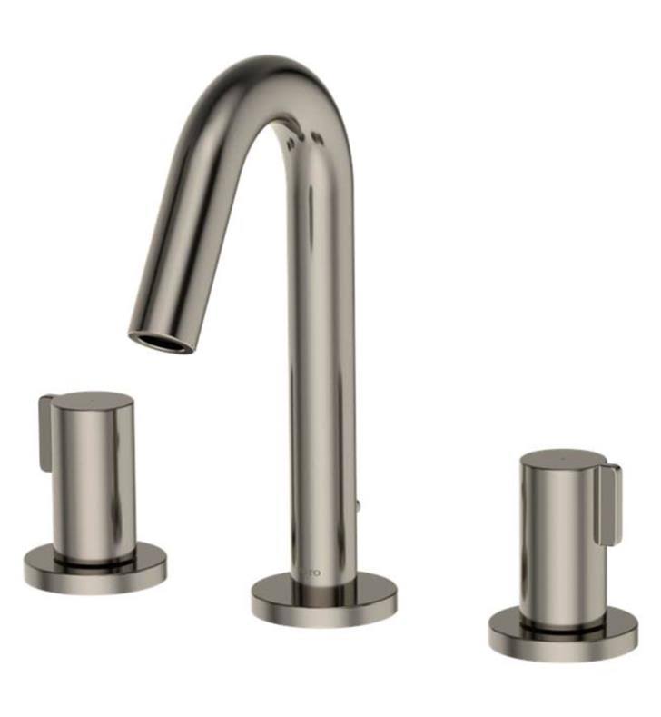 Polished Nickel Two Handle Widespread Bathroom Sink Faucet Z206