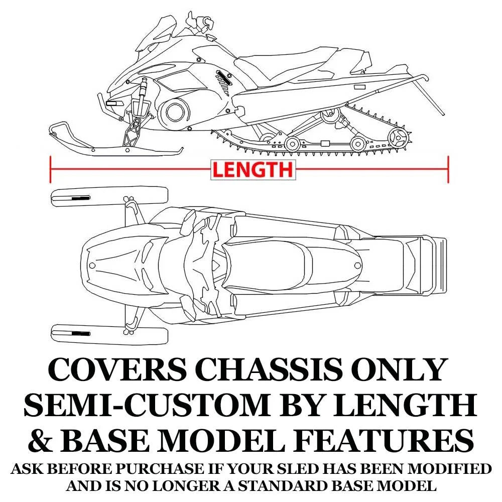 Trailerable 600 Denier Snowmobile Cover I940575