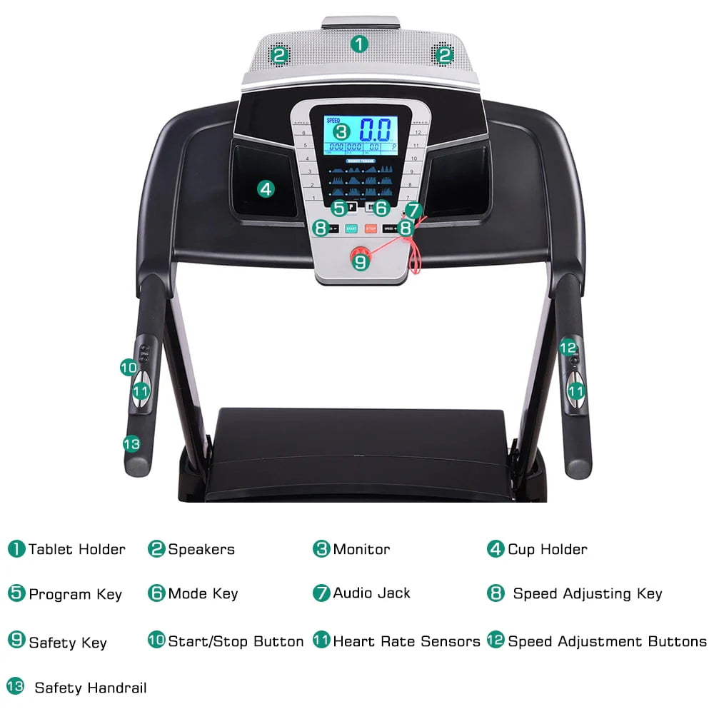 Folding Treadmill with LCD Display B726