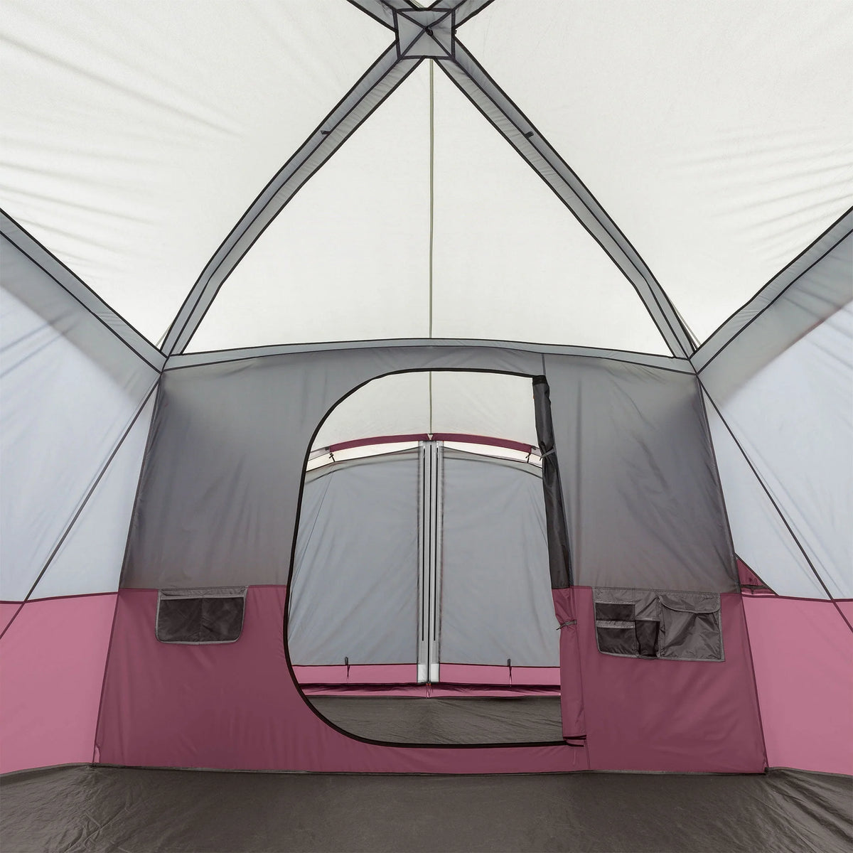 11-Person Camping Cabin Tent with Screen Room, Red X10914