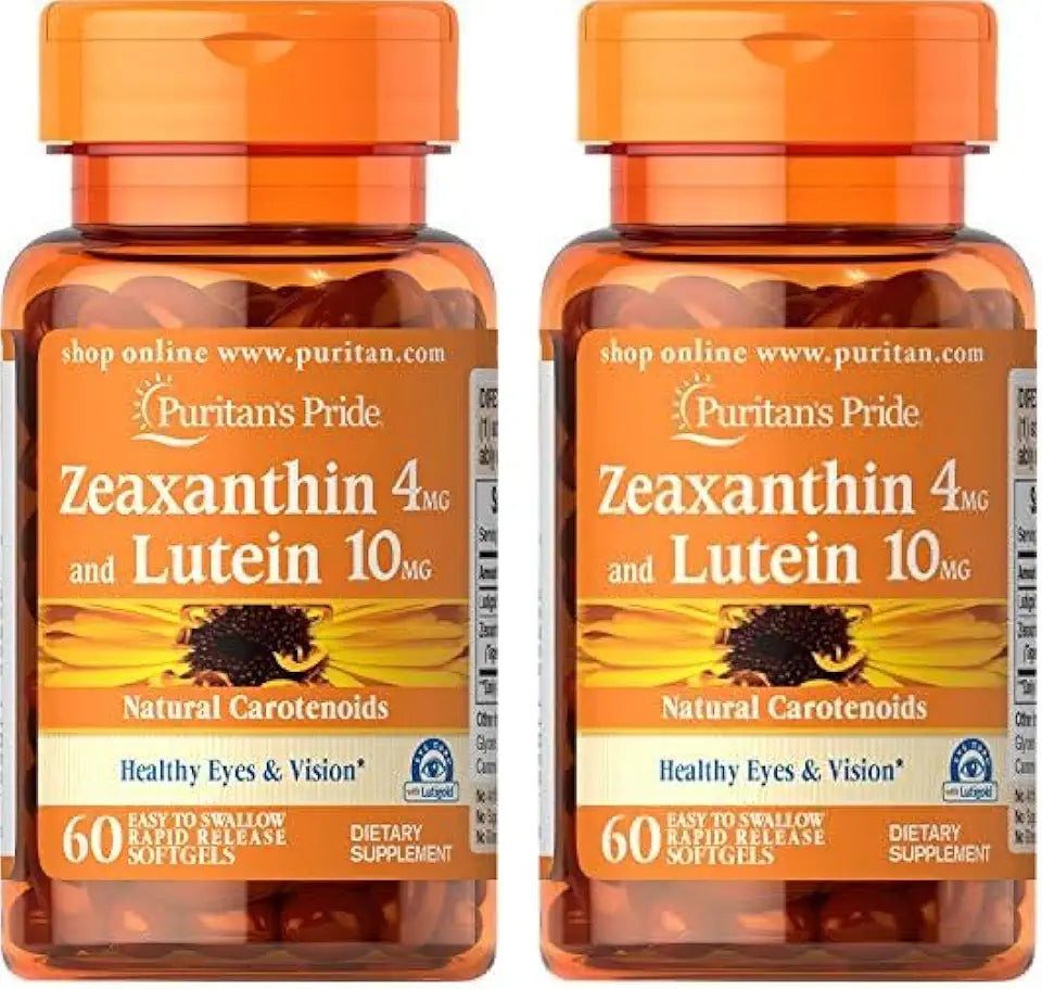 Zeaxanthin 4mg with Lutein 10mg 60 ct Pack of 2 V12083