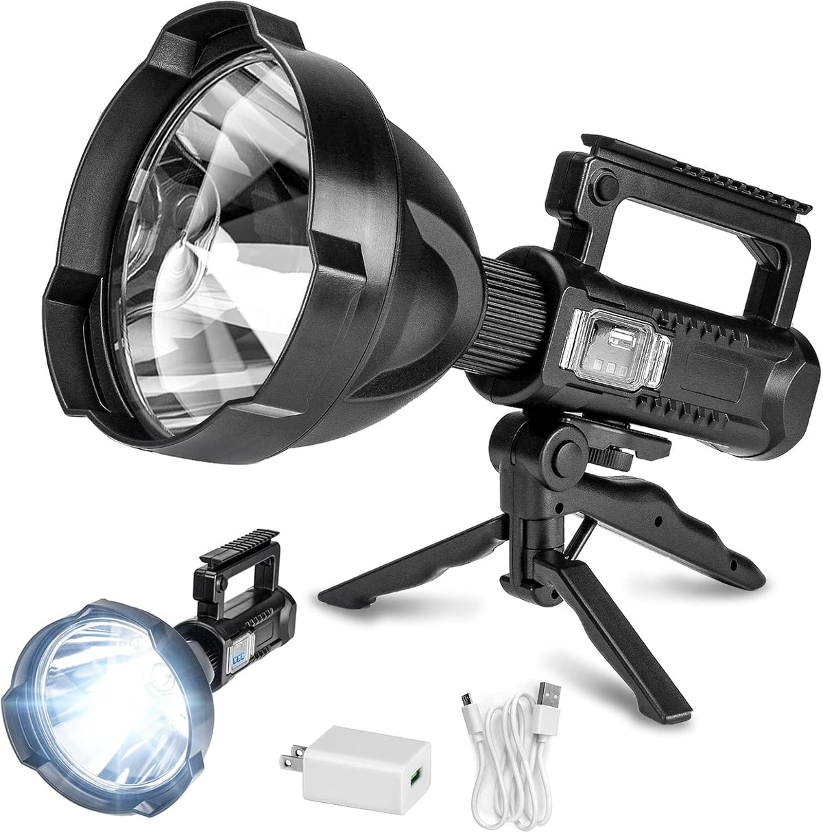 Rechargeable LED Spotlight Flashlight N2852