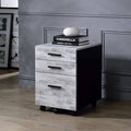 Antique White & Black File Cabinet C169738