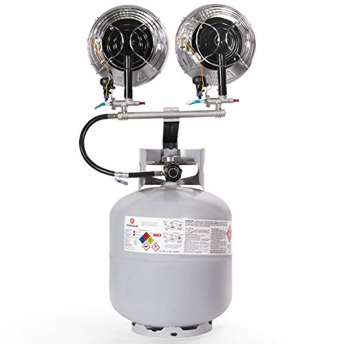 30,000 BTU Dual Burner Propane Tanktop Heater S7788