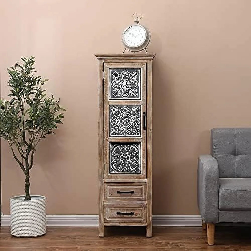 Wood Cabinet with Shelves 32 inch T525441