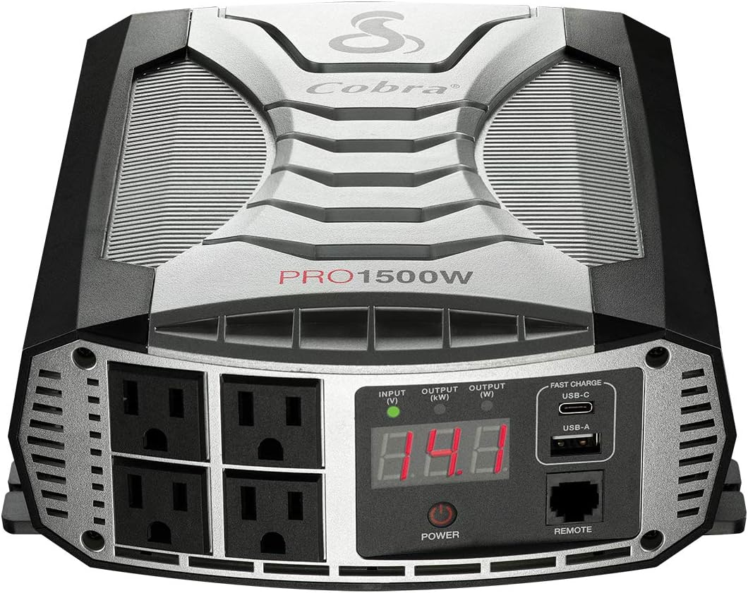 3000W Power Inverter with 4 AC Outlets and 2 USB Ports H340