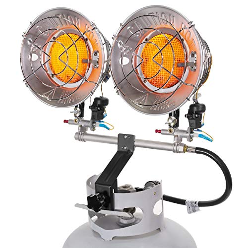 30,000 BTU Dual Burner Propane Tanktop Heater S7788