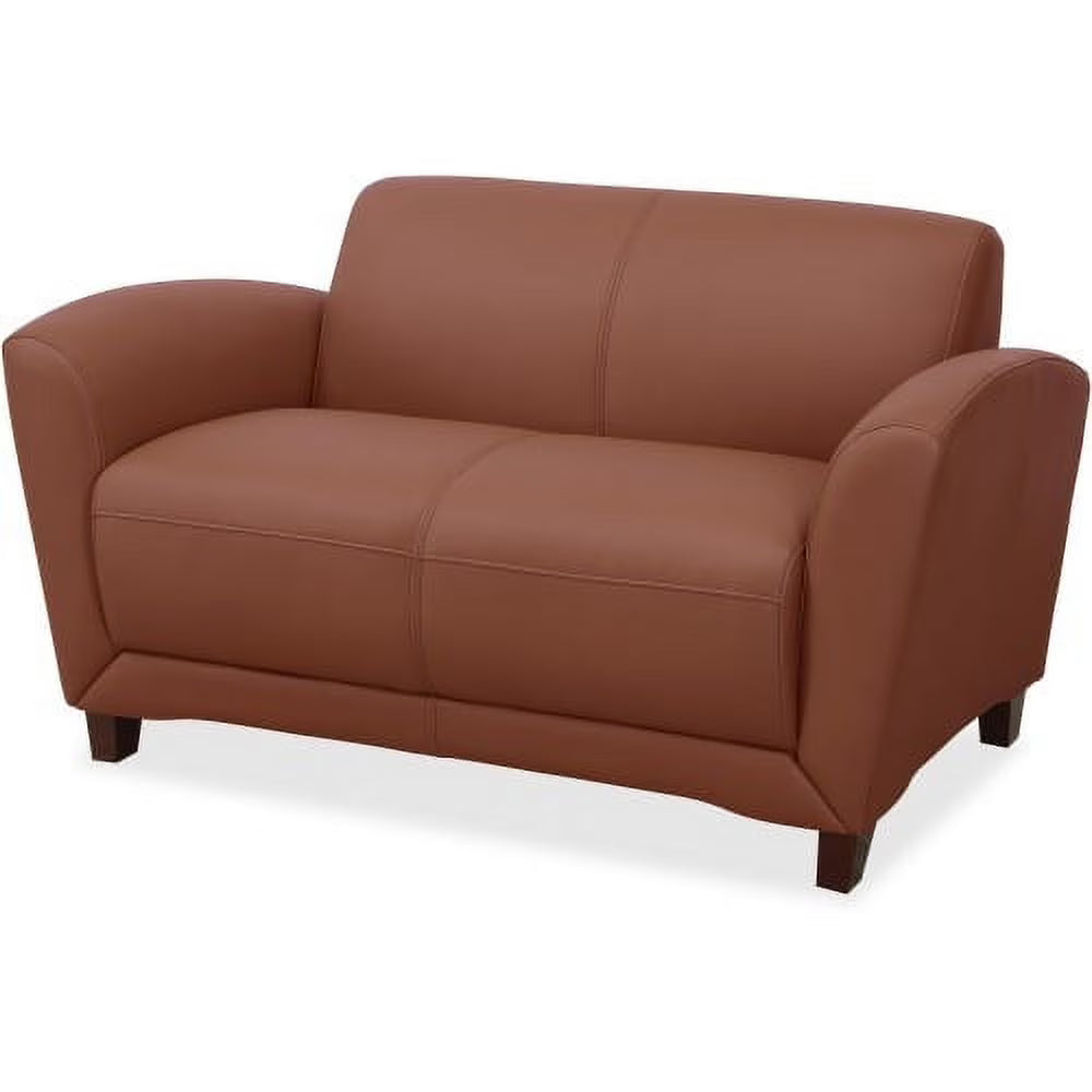 Mahogany Finish Reception Loveseat E11129