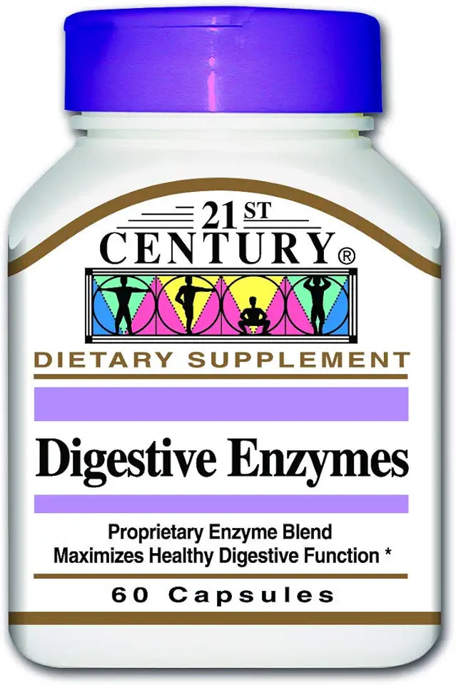 Digestive Enzymes Capsules 60 Count Pack of 3 Y9139