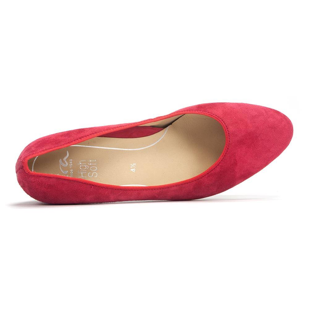 Kendall Red Leather Ankle Boots P549148