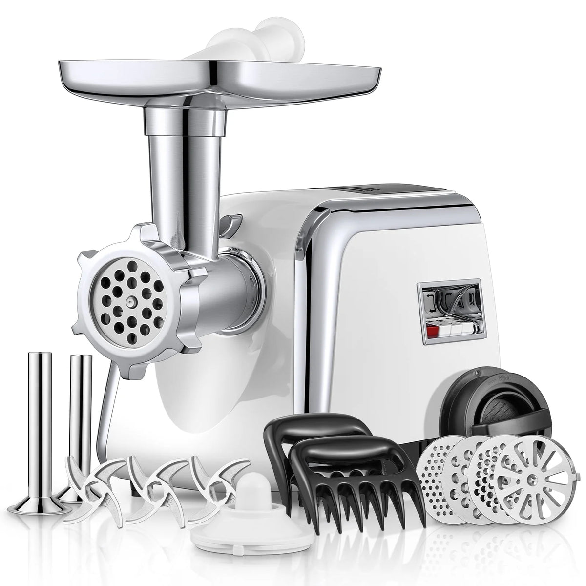 Electric Meat Grinder 3000W with 4 Stainless Steel Grinding Plates J9580