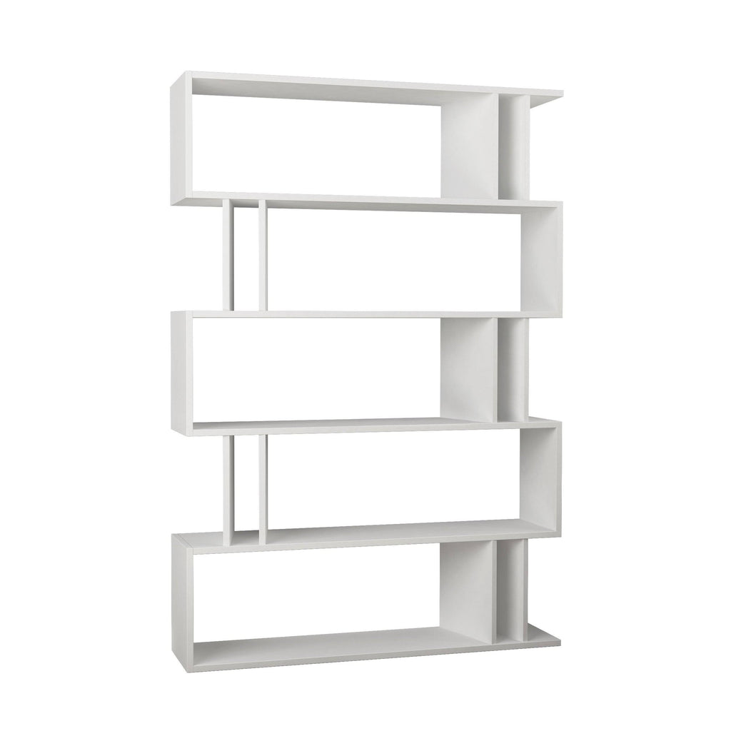 Modern Bookcase Light Mocha Dark Brown P478895