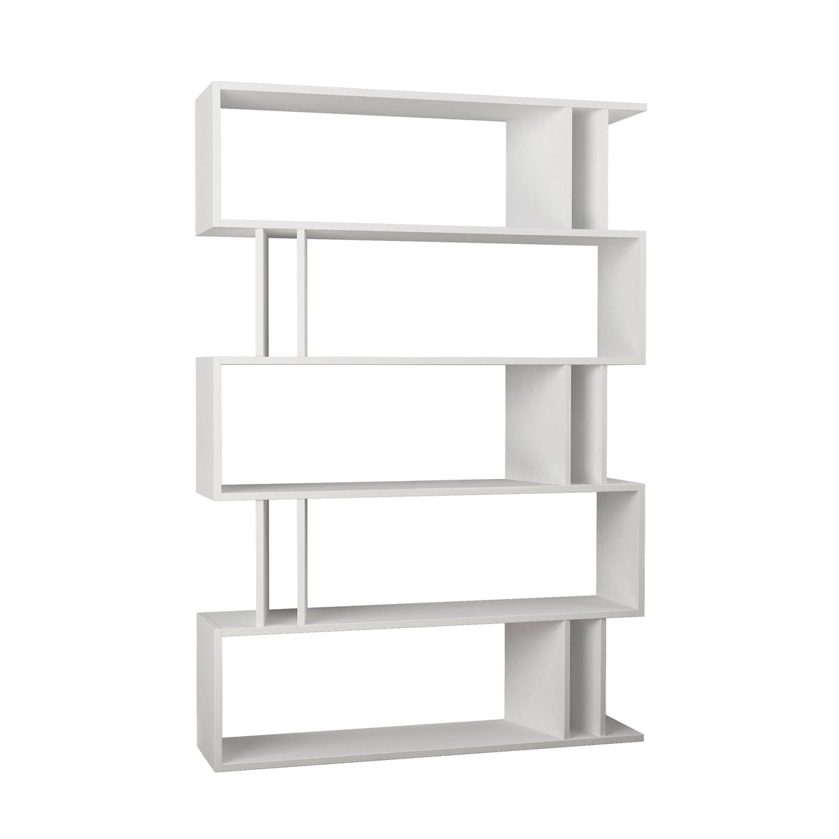Modern Bookcase Light Mocha Dark Brown P478895