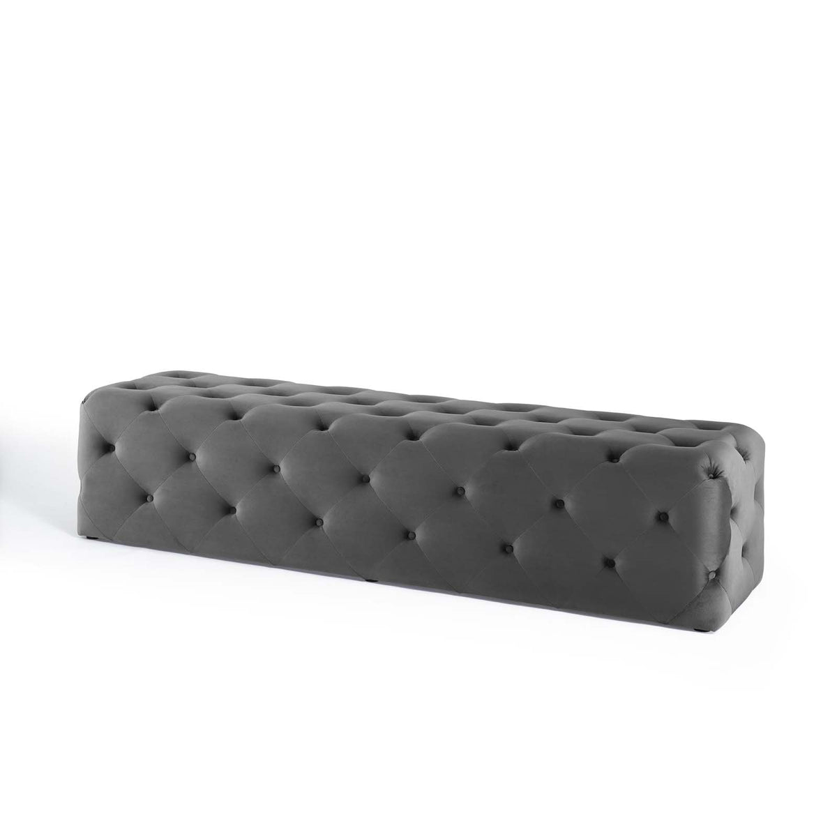Tufted Velvet Accent Chair Bench W373449