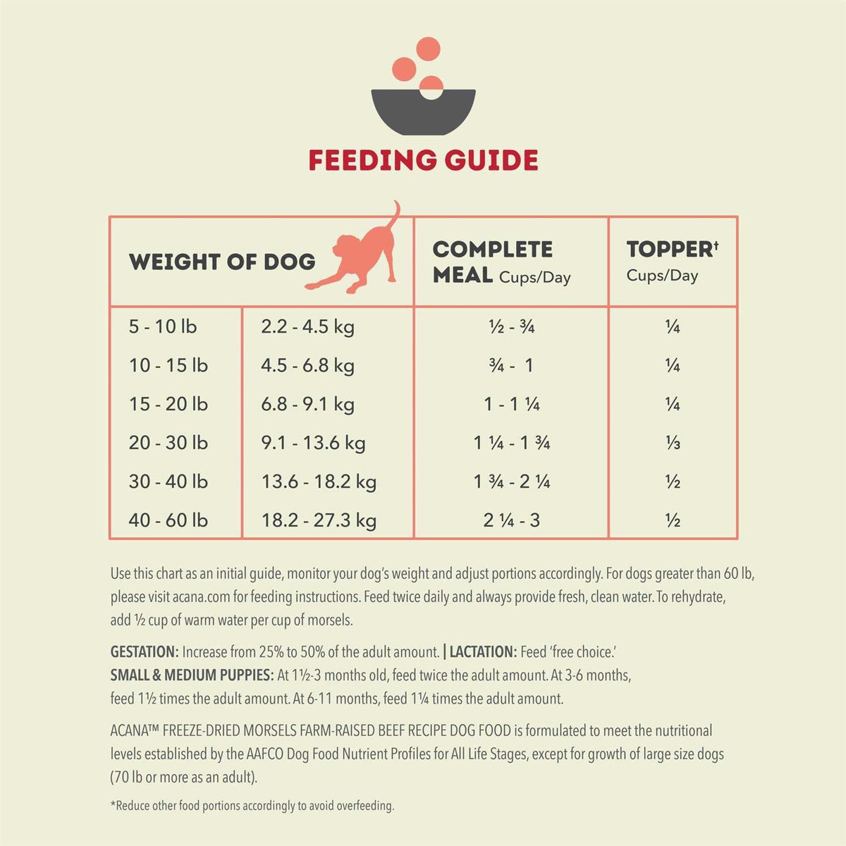 Freeze Dried Dog Food K7564