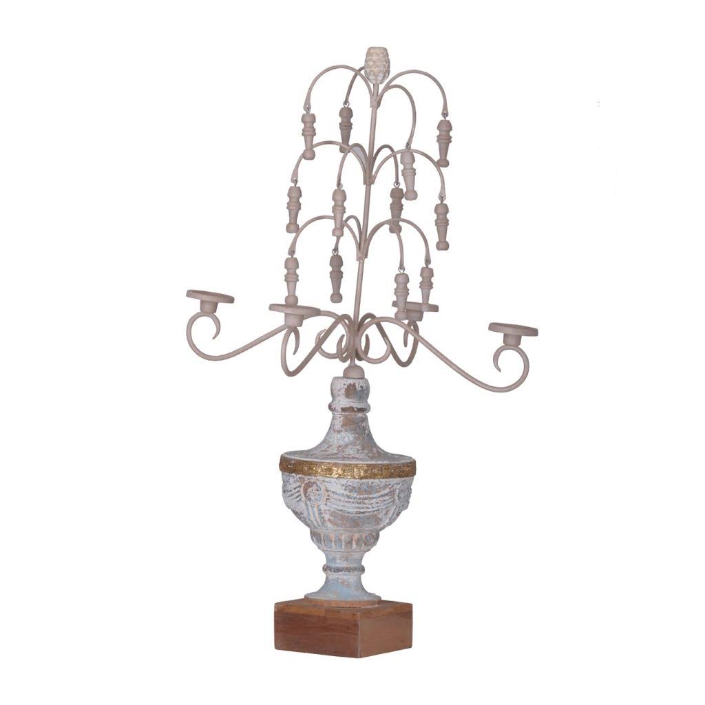 Vintage Style Distressed Finish Candelabra X8255