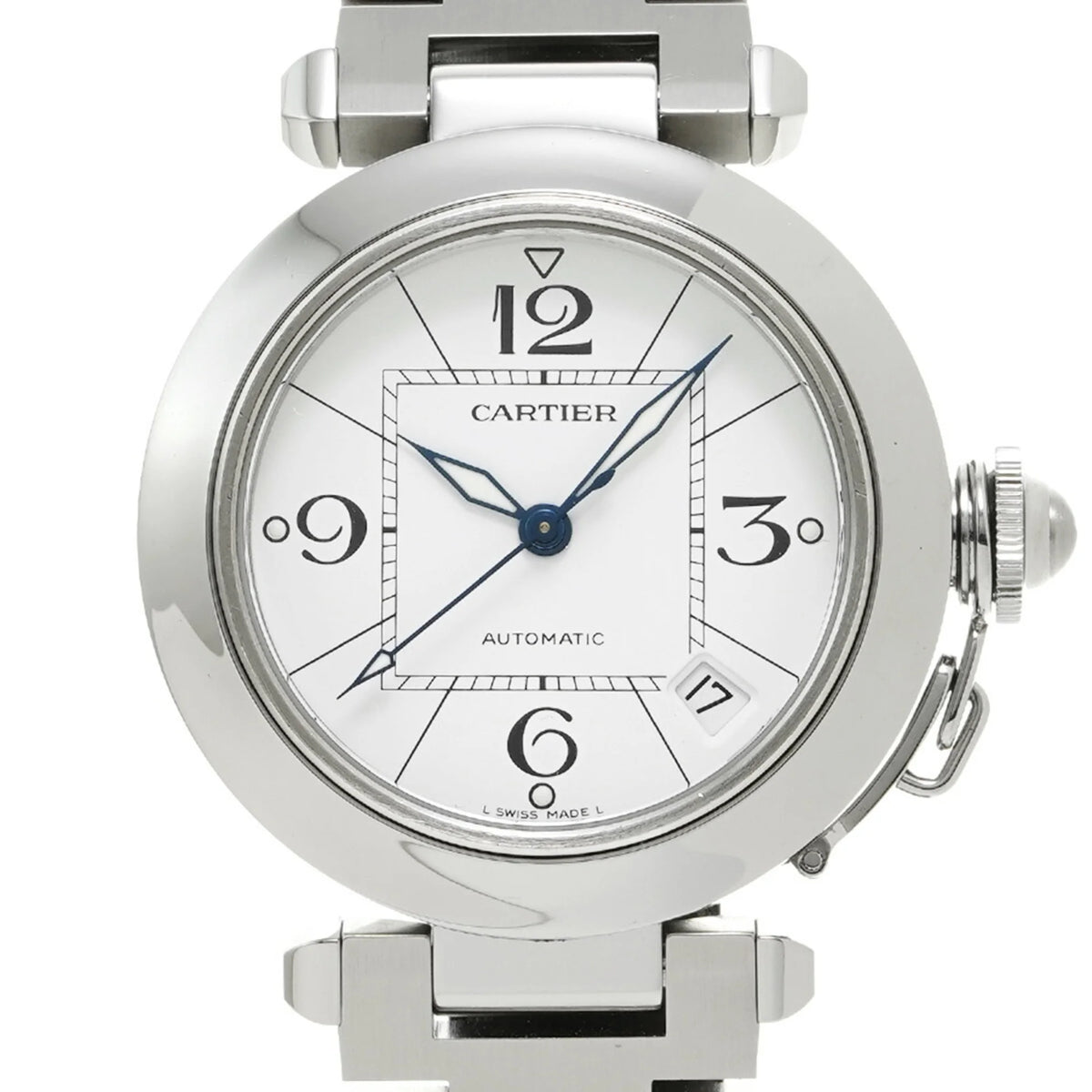 Pre-Owned Automatic White Dial Watch M9570