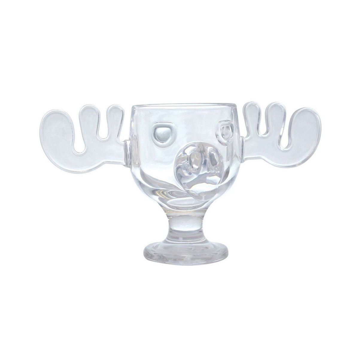 Glass Moose Mug - Set of 2 B5187