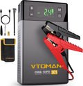 6000A Peak 12V Jump Starter with 150PSI Air Compressor F1547