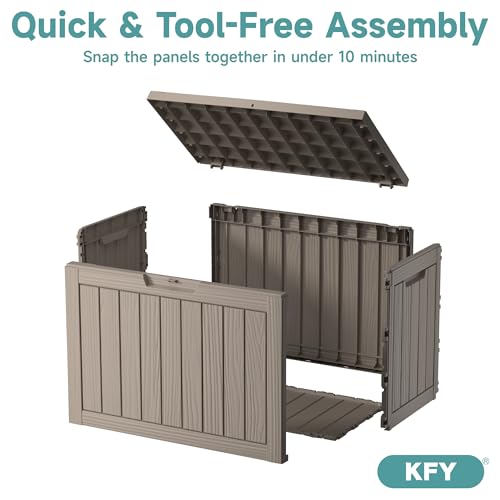 30 Gallon Waterproof Resin Deck Box P711