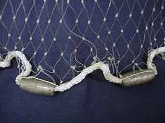 Cast Net, Clear, 4' radius, 3/8" mesh, 3/4 Lb wts Z13239