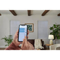 White Cordless Blackout Motorized Cellular Shade K28698