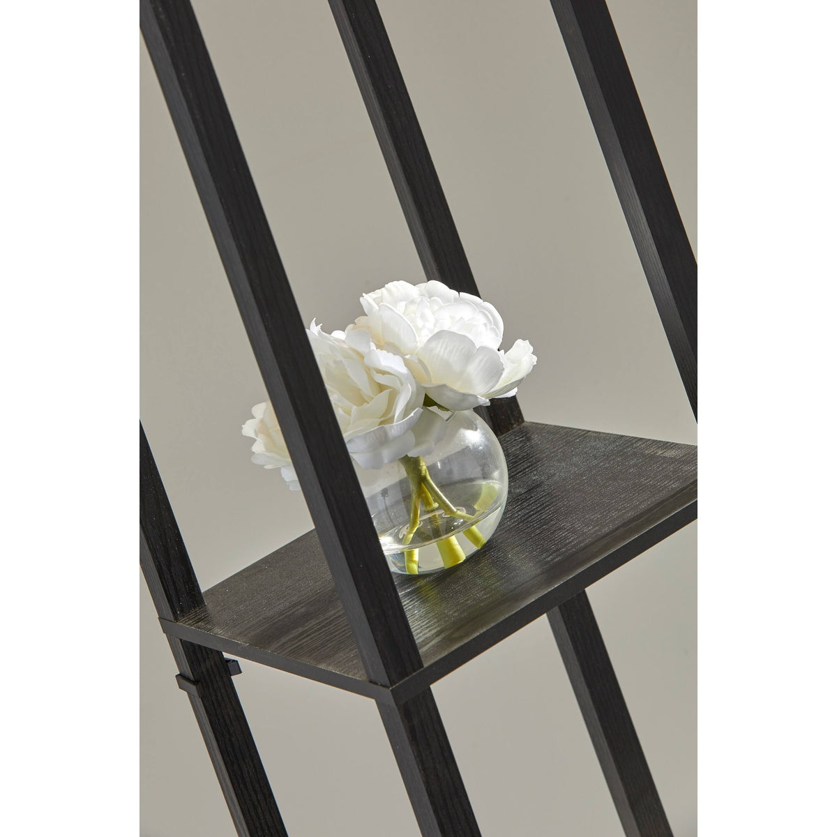 Black Wood Shelf Lamp G537