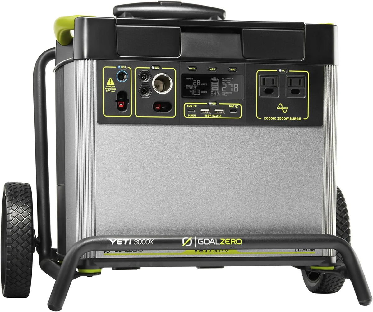 Portable Power Station 3032Wh Lithium Battery Generator 2000 Watt D5012