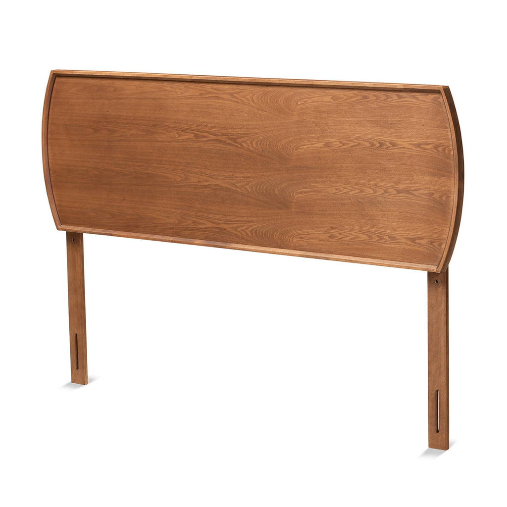 King Size Ash Walnut Finished Wood Headboard O479