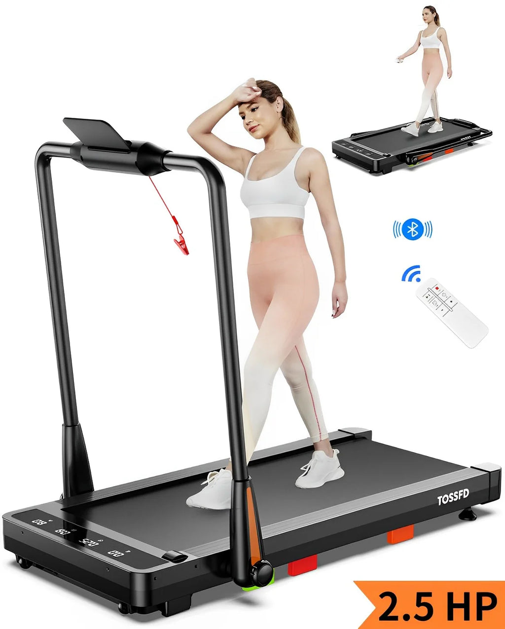 2 in 1 Folding Treadmill K2337