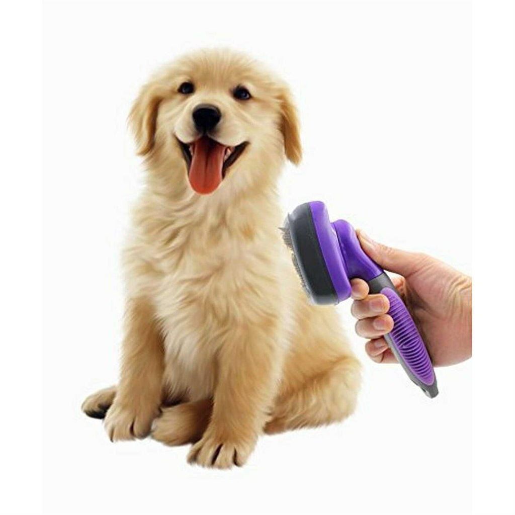 Self-Cleaning Dog & Cat Slicker Brush M3056
