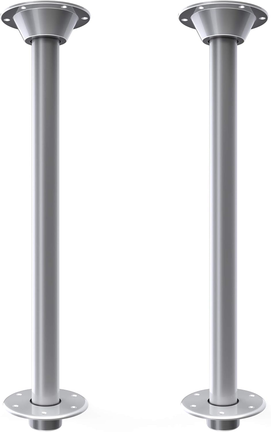 Recessed Mount Table Leg System Two Pack Black 29" D440