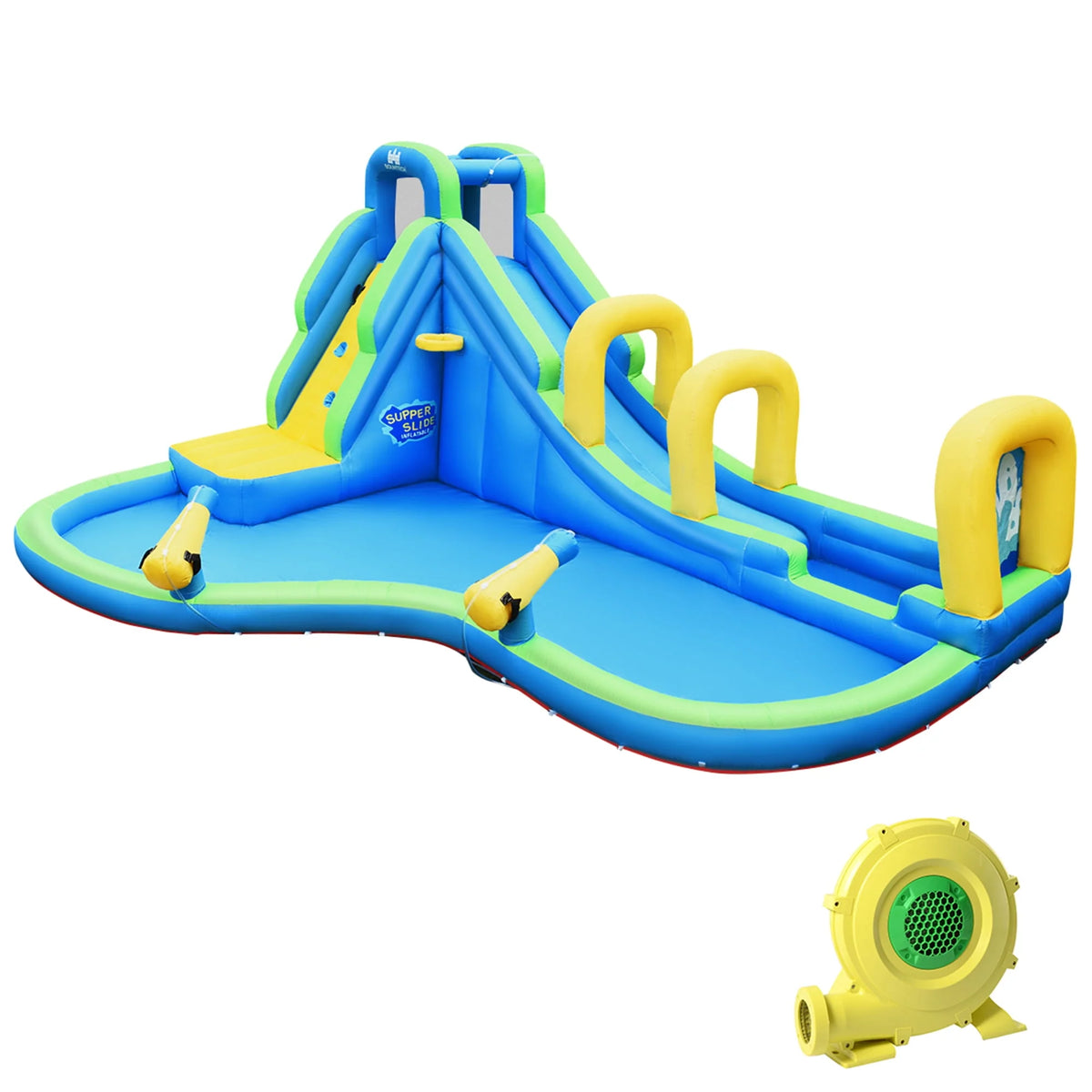 Inflatable Water Park Bounce House V90455