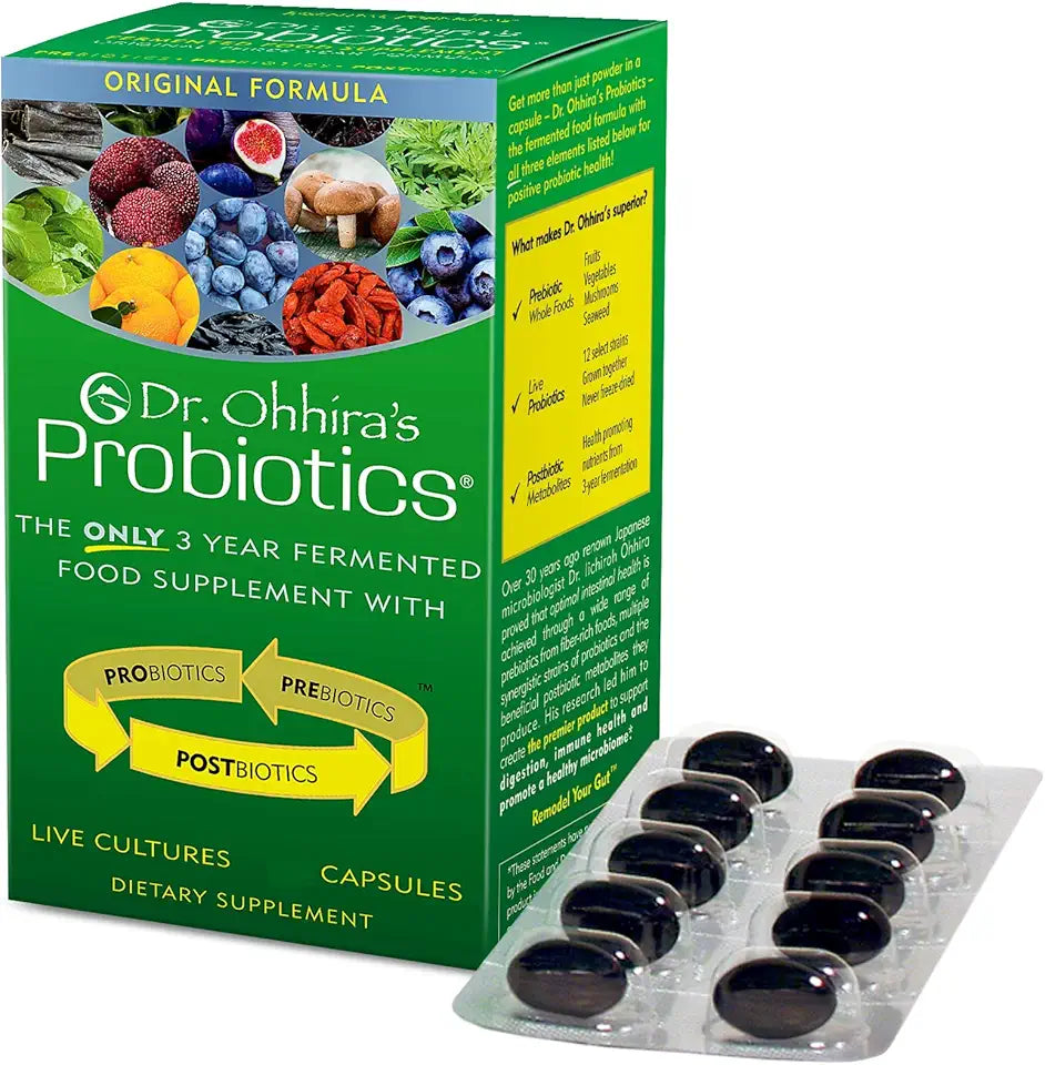 100 Capsules Probiotics with Prebiotics and Postbiotic Metabolites Q23157