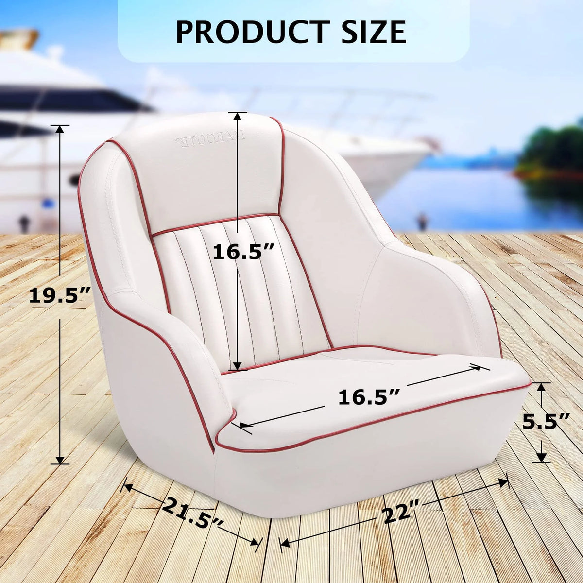 Pontoon Boat Captains Chair T669