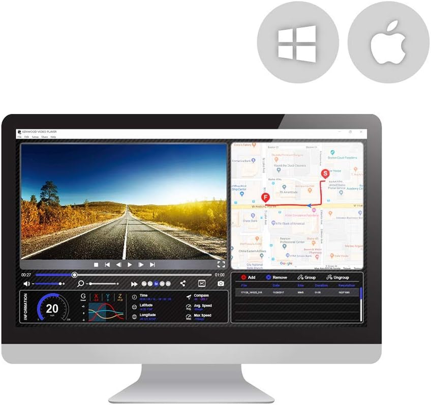 Dash Cam and Rear Cam Package H89044