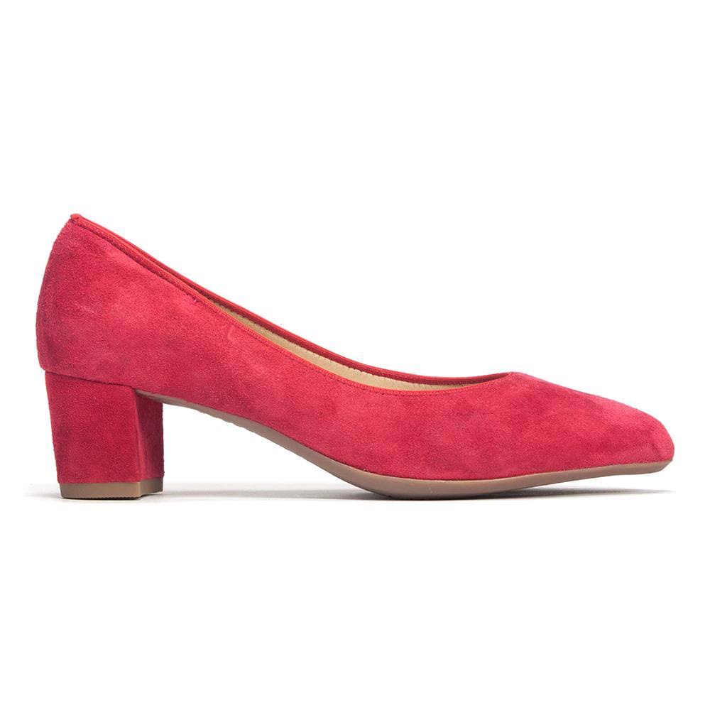 Kendall Red Leather Ankle Boots P549148