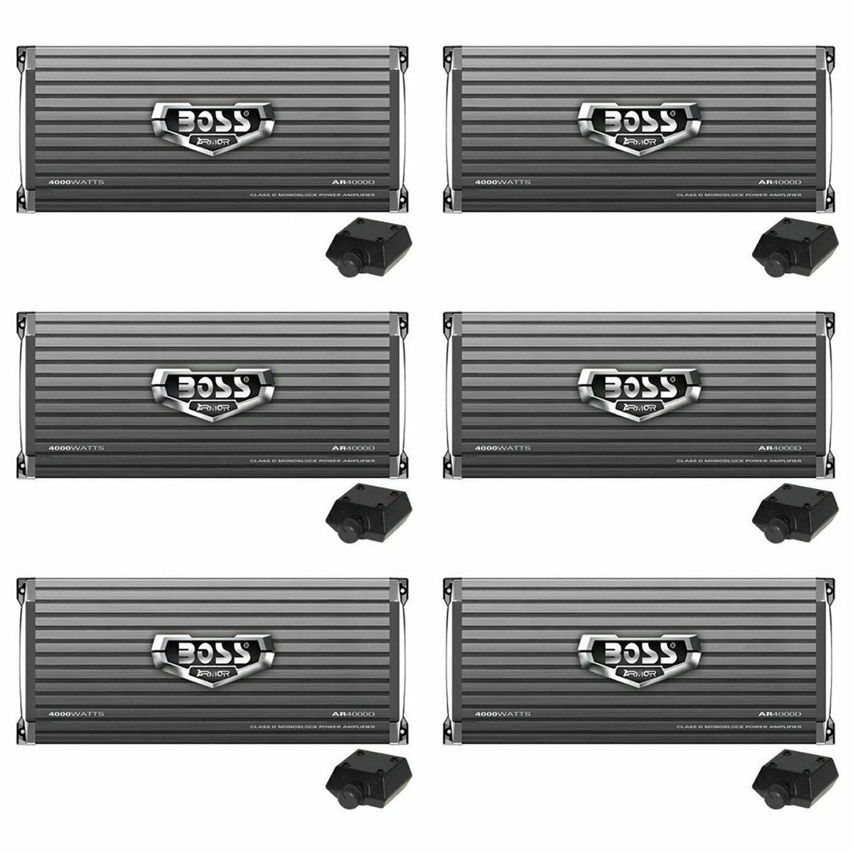 4000W Monoblock Class D Car Amplifier (6 Pack) L44754