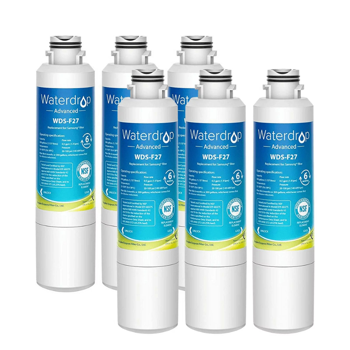 Refrigerator Water Filter Replacement 6 pack K53590